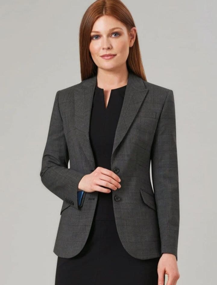Charcoal tailored jacket from the women's collection